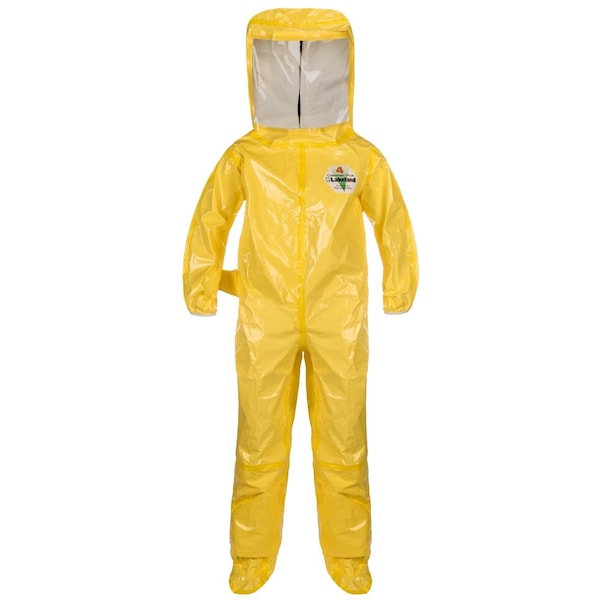Lakeland Suit, C4T400Y, ChemMax, Chemical, X-Large, Yellow